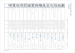 中１漢字テスト『国語 １（光村図書）』準拠 ３学期